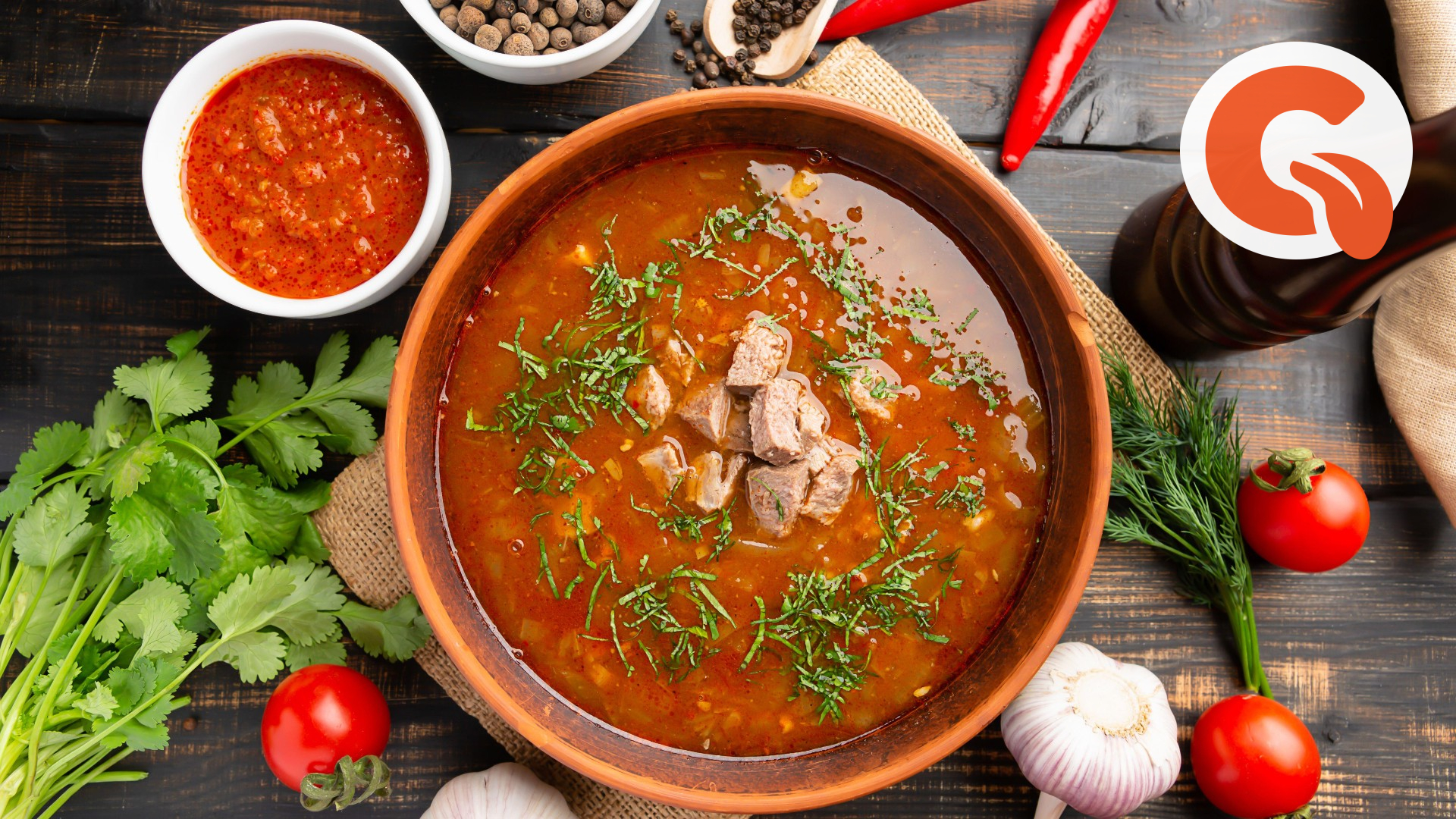 Какой классический рецепт супа харчо с ткемали?